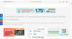 Desktop Screenshot of bootstrapzero.com